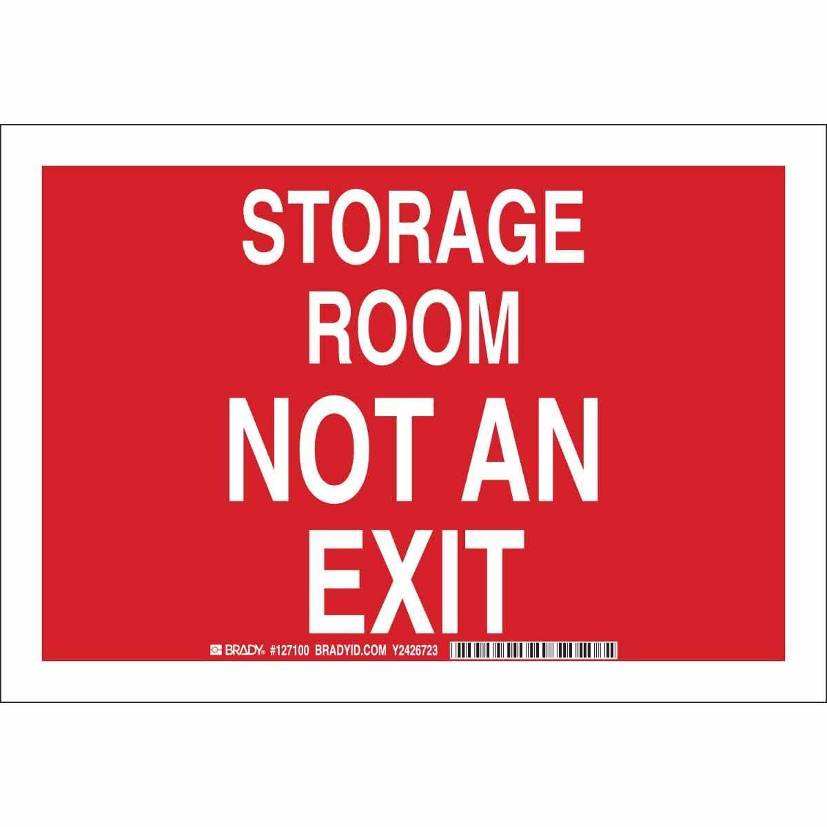 Brady® 127100 Fire, Emergency, Exit & First Aid Signs