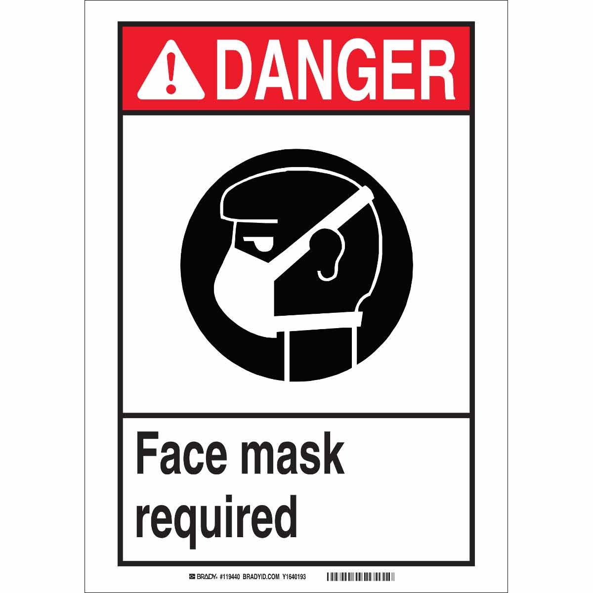 Brady® 119444 Accident Prevention Signs