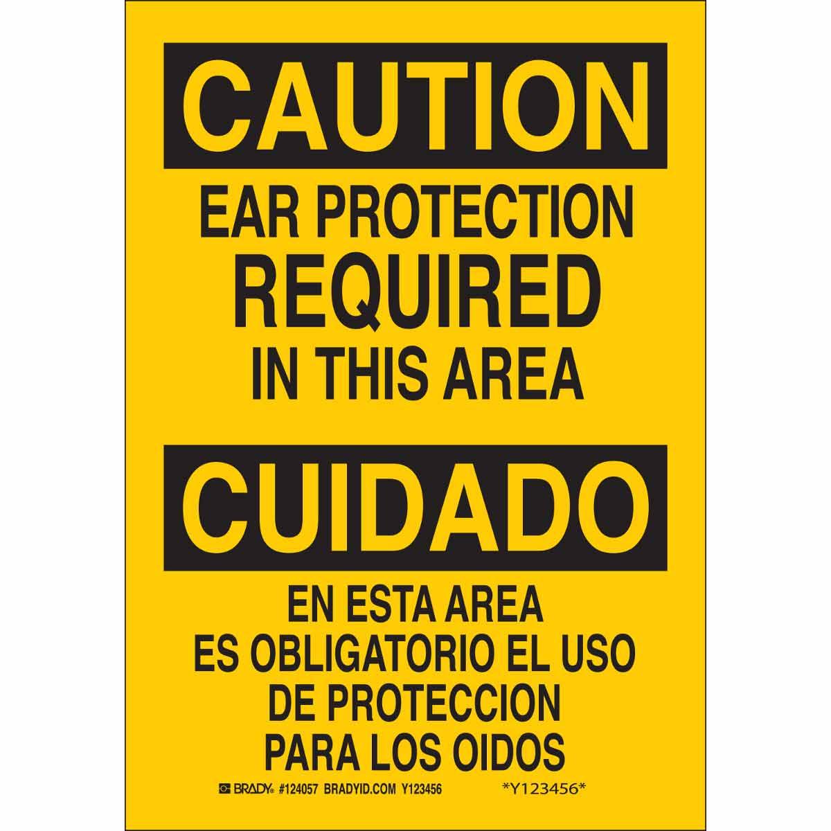 Brady® 124056 Accident Prevention Signs