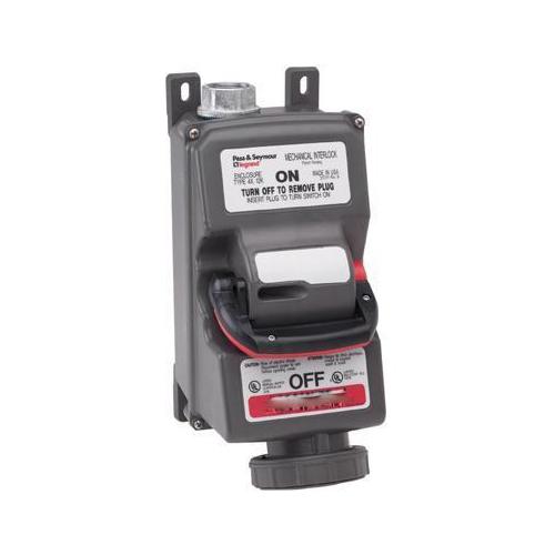 Pass & Seymour® PS4100MIR7W Pin & Sleeve Mechanical Interlock Device