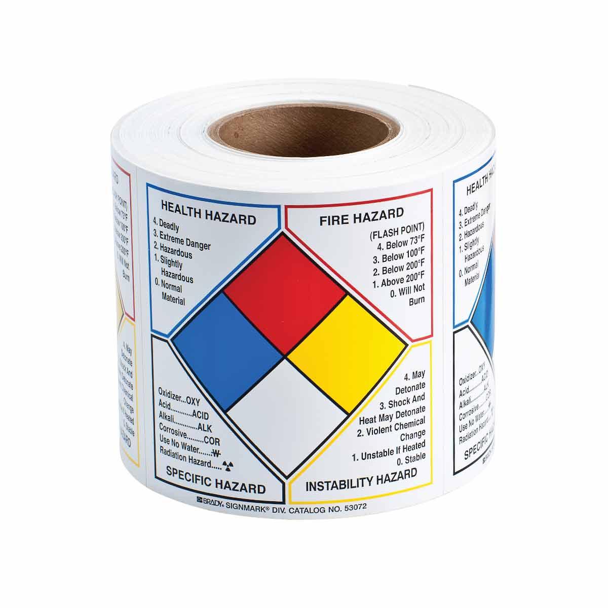 Brady® 53072 Safety & Facility Labels