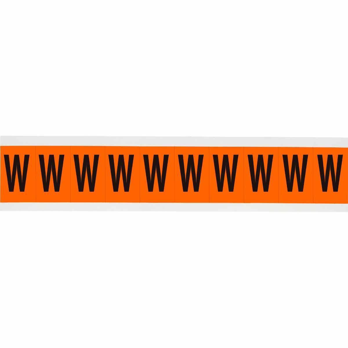 Brady® 6560-W Letters & Numbers