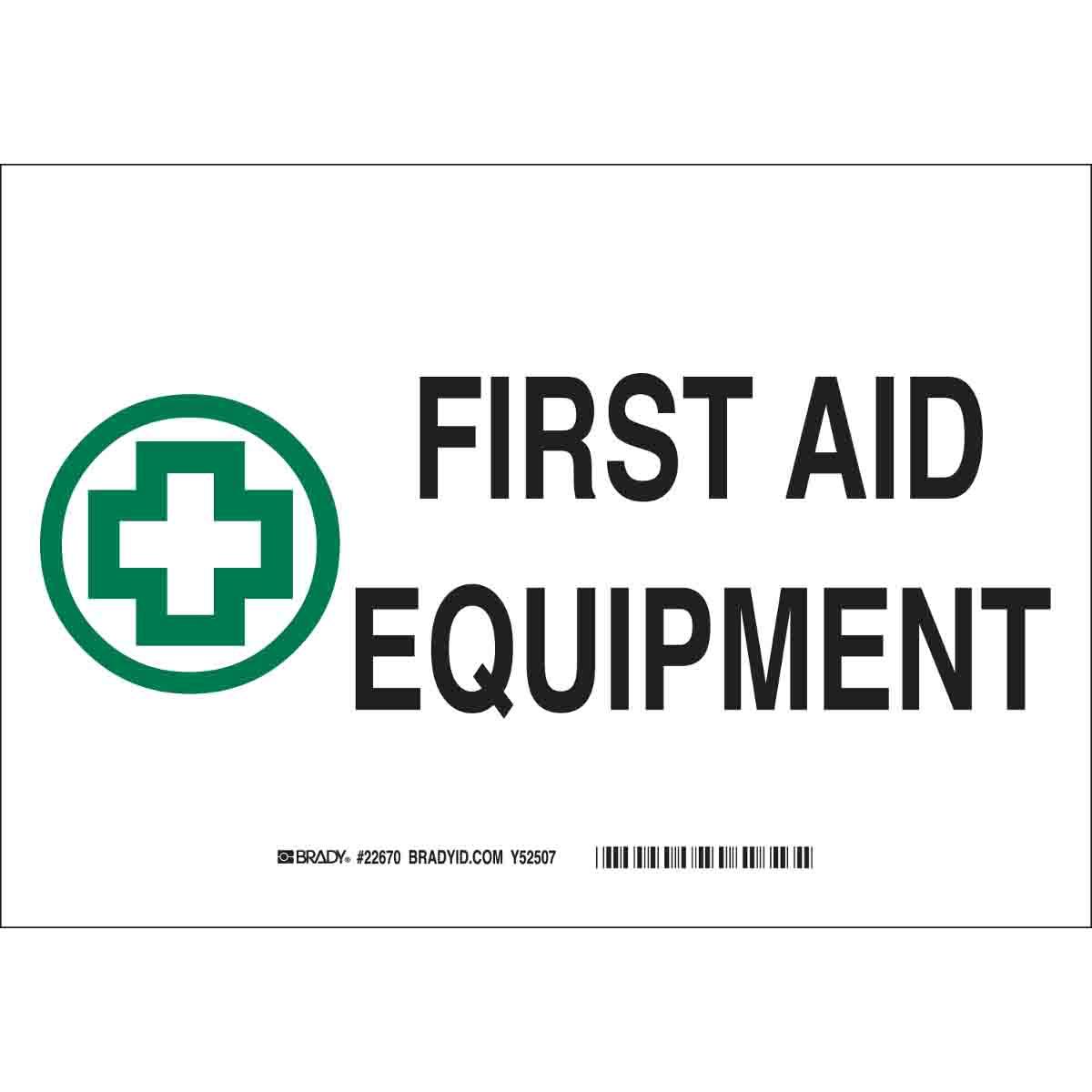 Brady® 22670 Fire, Emergency, Exit & First Aid Signs