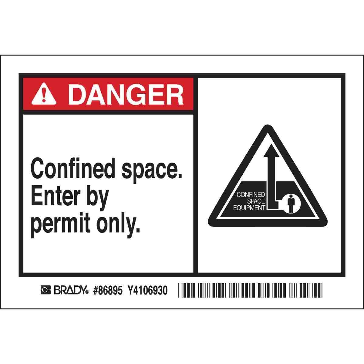 Brady® 86895 Safety & Facility Labels