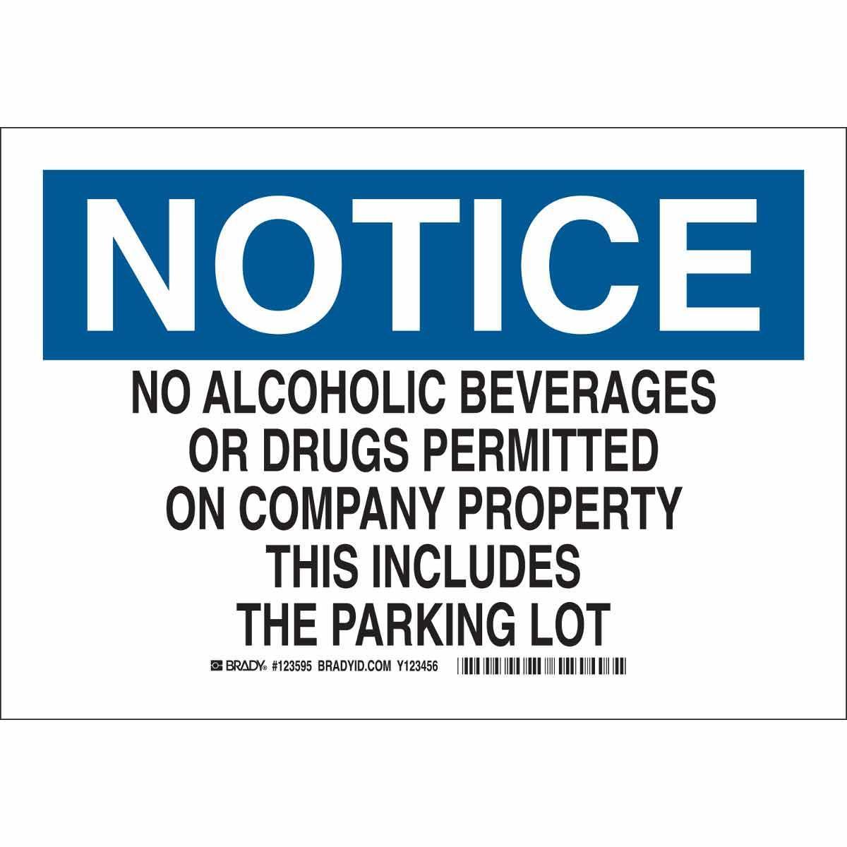 Brady® 123596 Access & Security Signs
