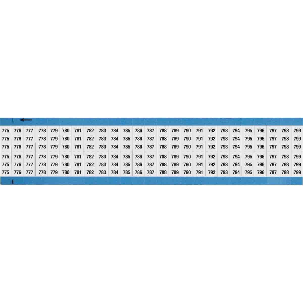 Brady® WM-775-799-SC-PK Wire Marker Cards