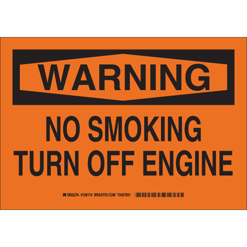 Brady® 128175 No Smoking & Restricted Activity Signs