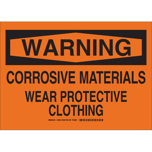 Brady® 16096 Chemical & Hazardous Material Signs