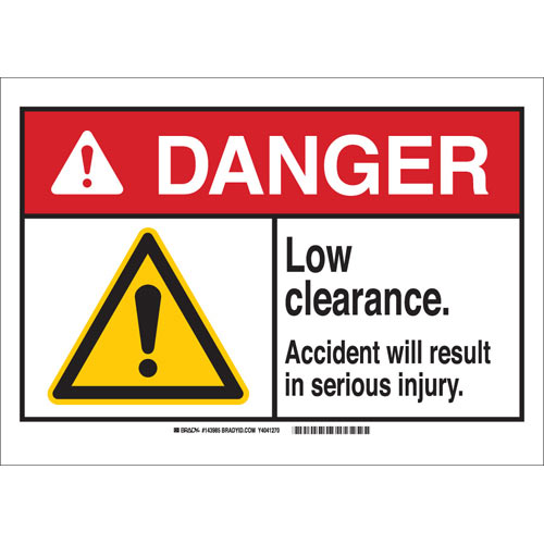 Brady® 143988 Accident Prevention Signs