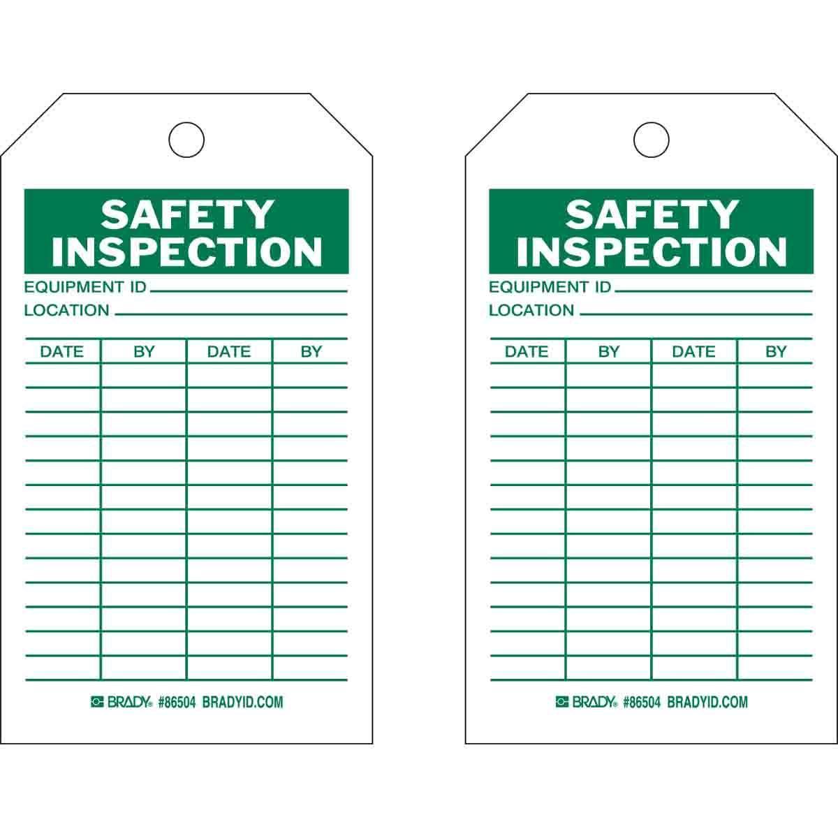 Brady® 86504 Safety & Facility Tags