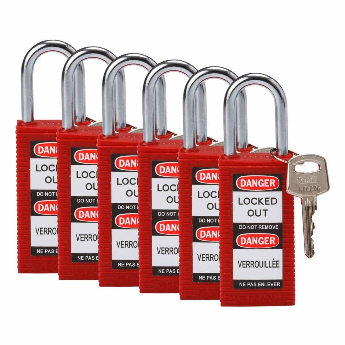 Brady® 123423 Lockout Padlocks