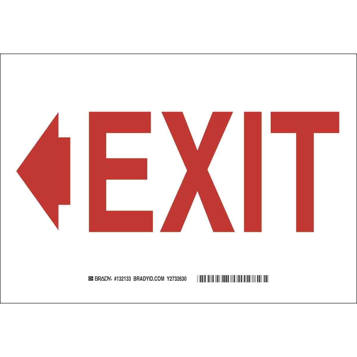 Brady® 132133 Fire, Emergency, Exit & First Aid Signs