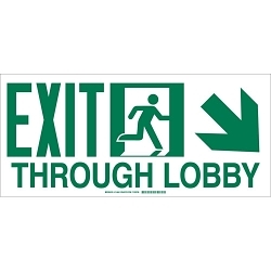 Brady® 114644 Fire, Emergency, Exit & First Aid Signs