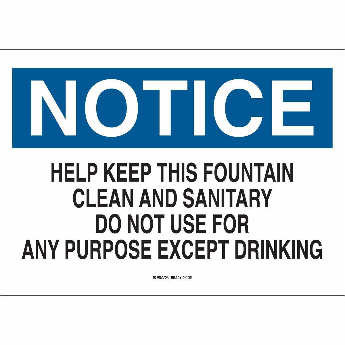 Brady® 69012 Office & Facility Signs