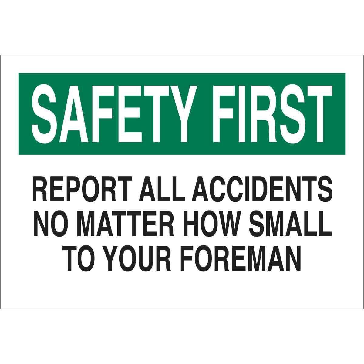 Brady® 73471 Accident Prevention Signs