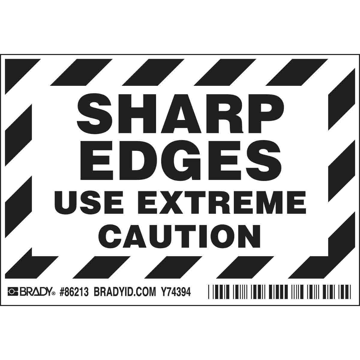 Brady® 86213 Safety & Facility Labels