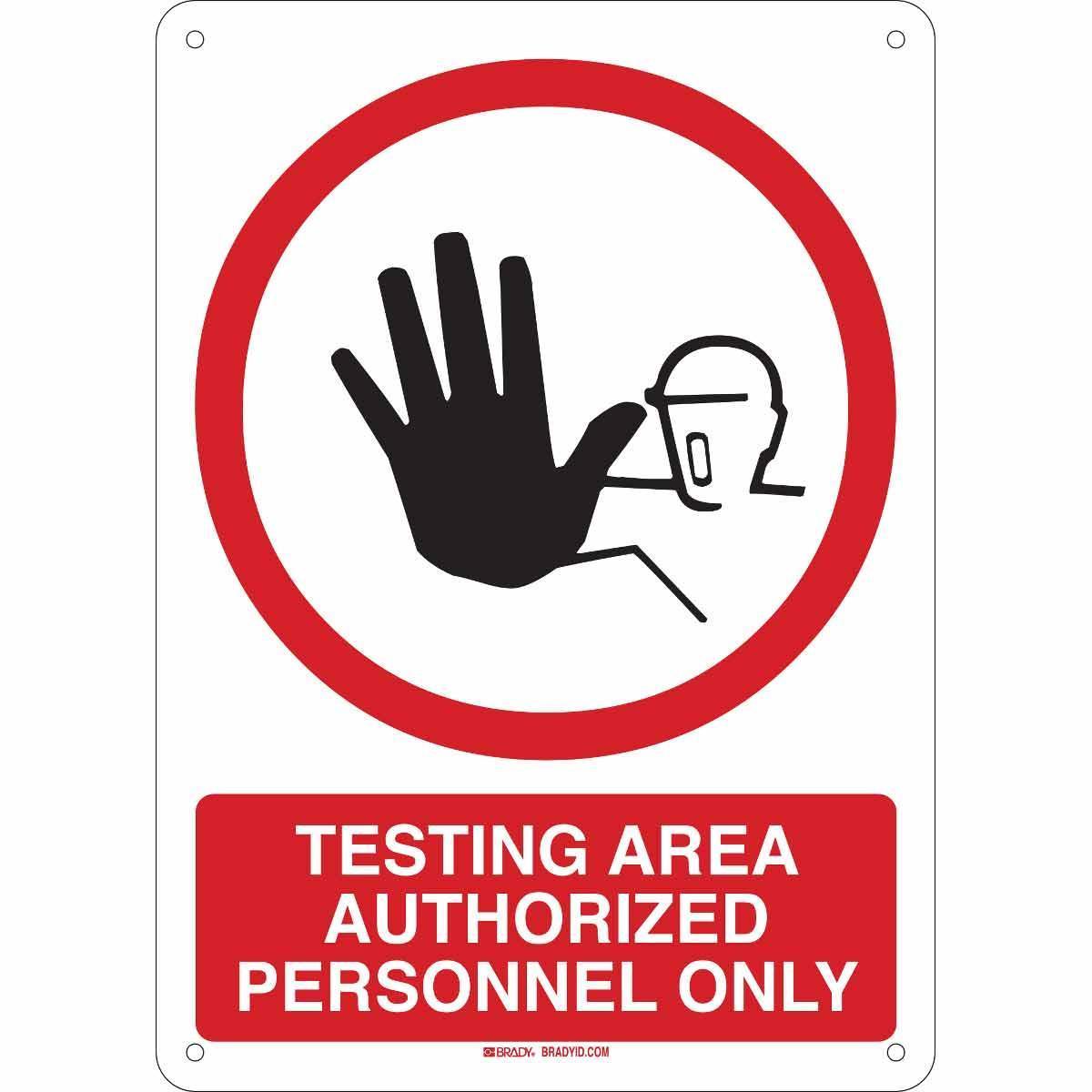 Brady® 143630 Access & Security Signs