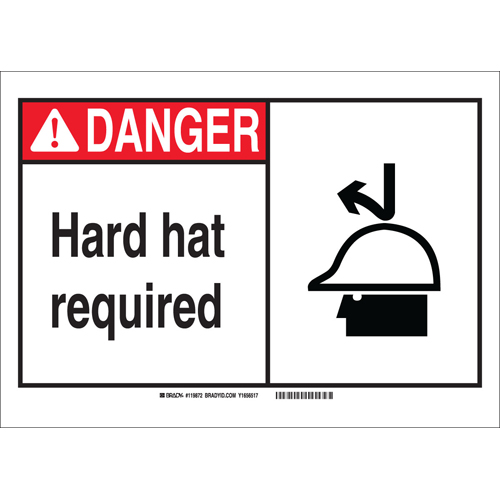 Brady® 120751 Accident Prevention Signs
