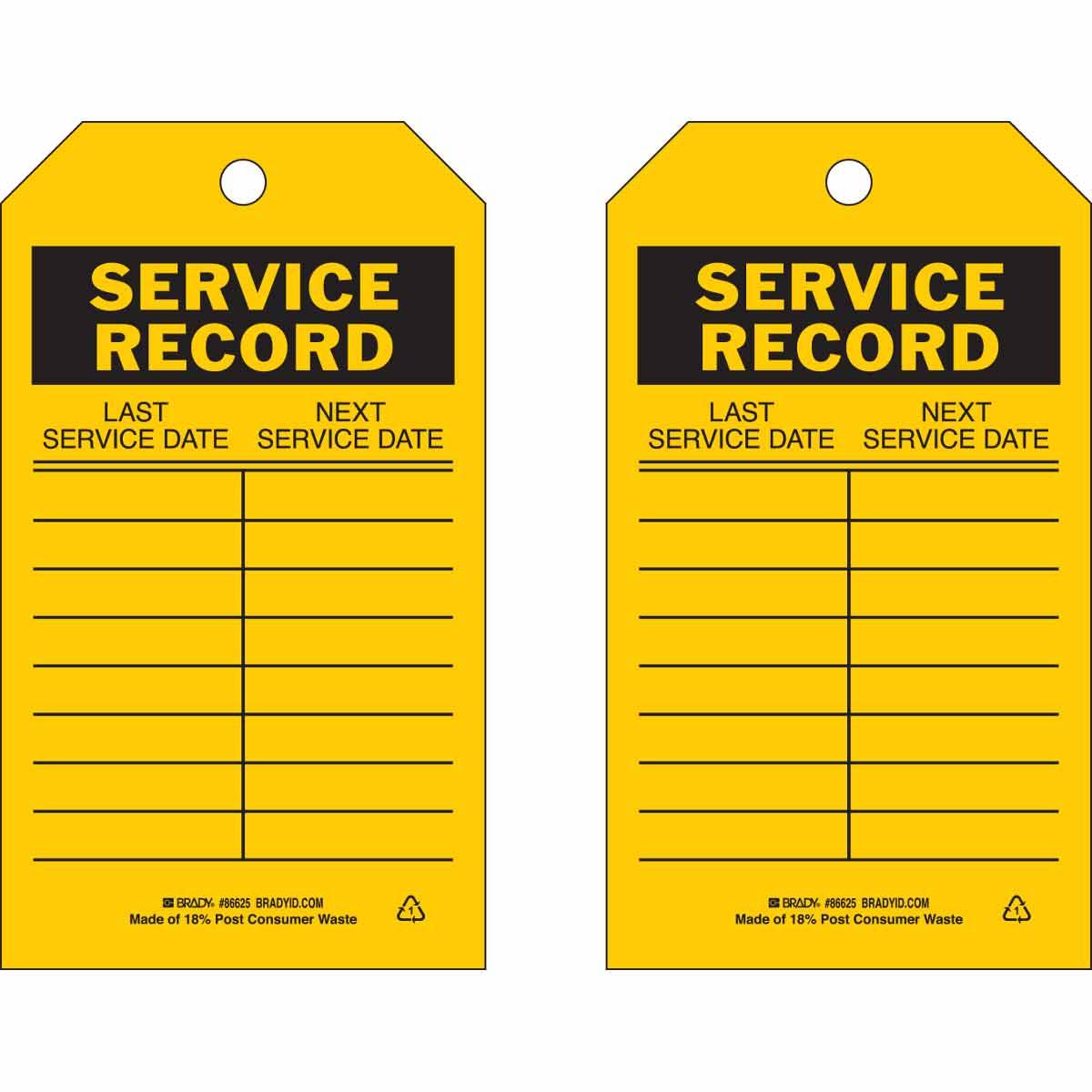 Brady® 86735 Safety & Facility Tags