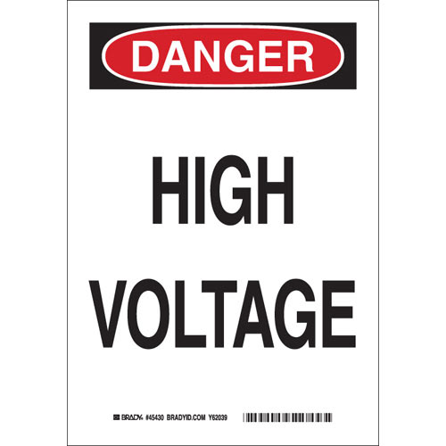 Brady® 45430 Accident Prevention Signs