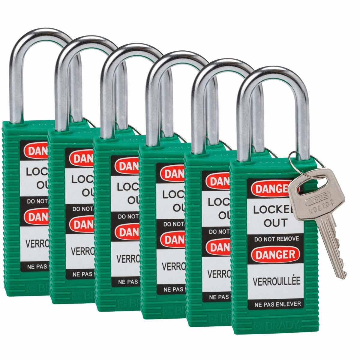 Brady® 123398 Lockout Padlocks