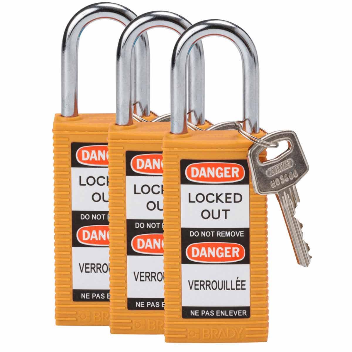 Brady® 123418 Lockout Padlocks