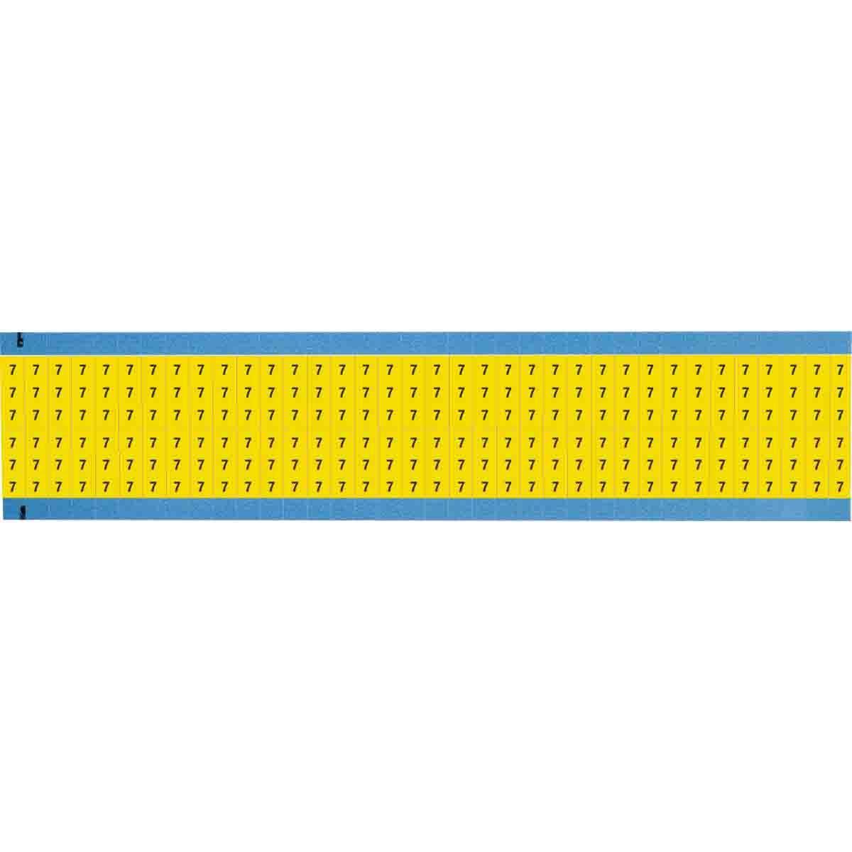Brady® WM-7-YL-SC-PK Wire Marker Cards