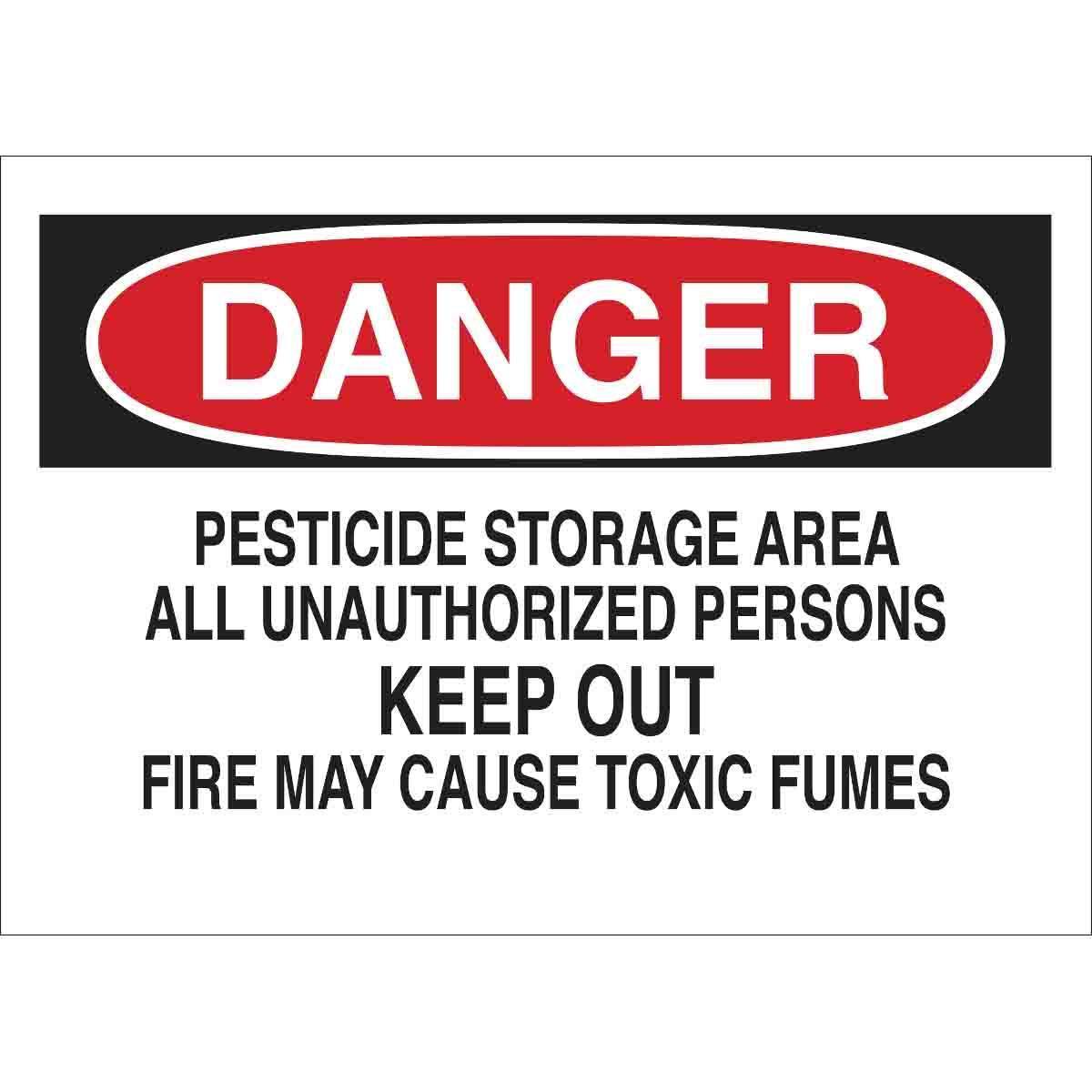 Brady® 22336 Chemical & Hazardous Material Signs