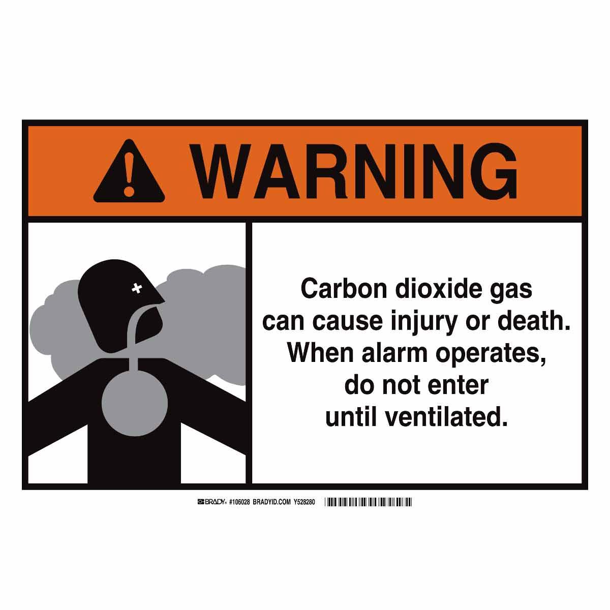 Brady® 106028 Chemical & Hazardous Material Signs