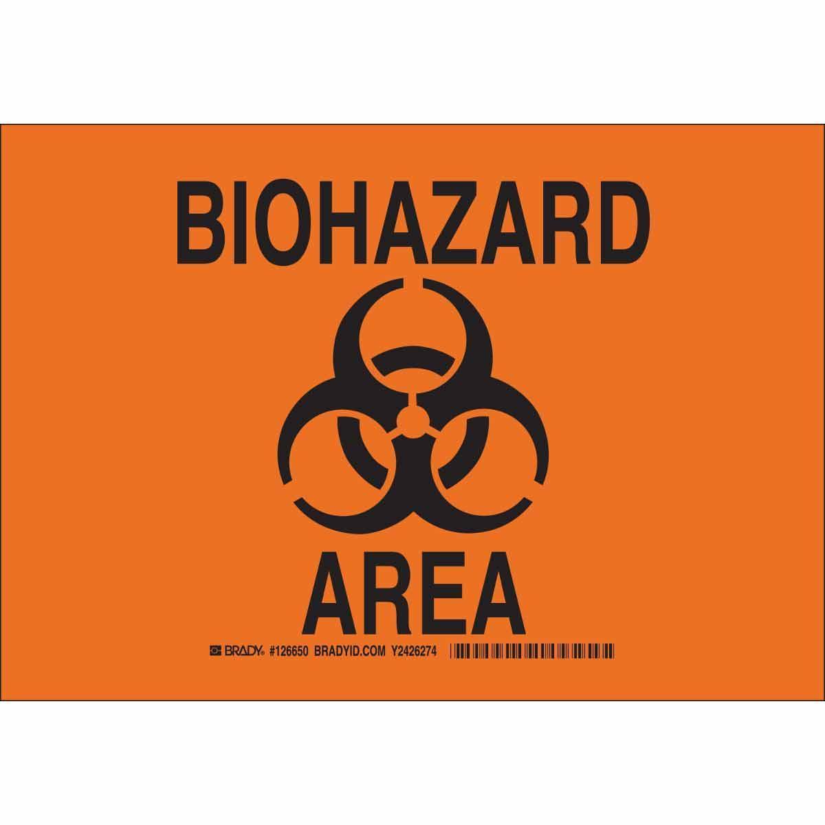 Brady® 126653 Chemical & Hazardous Material Signs