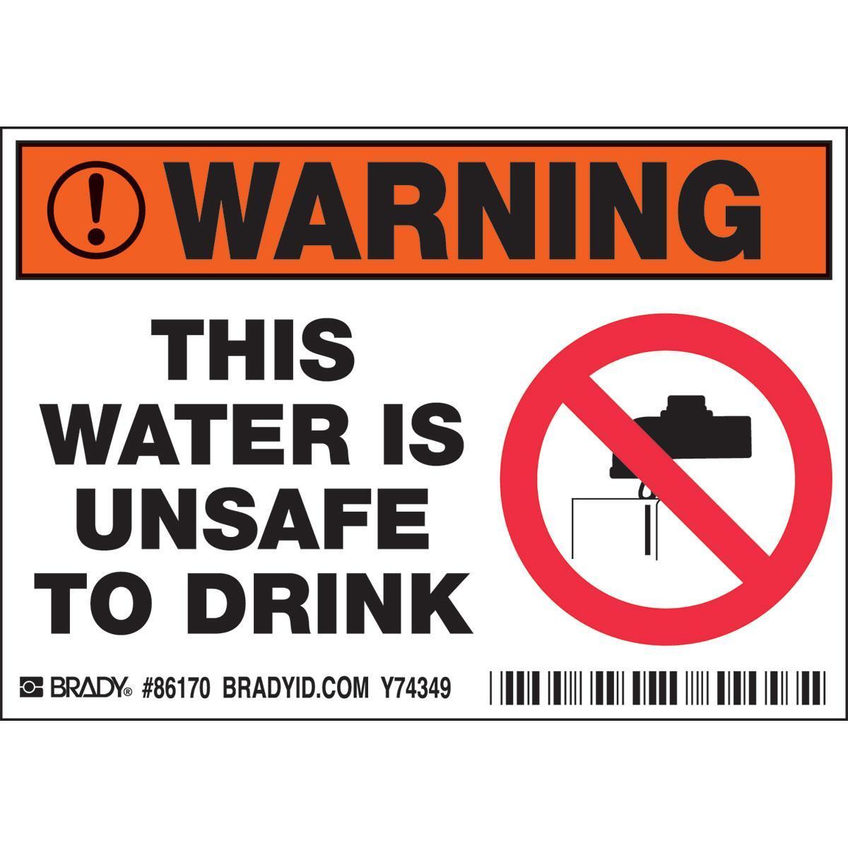 Brady® 86170 Safety & Facility Labels