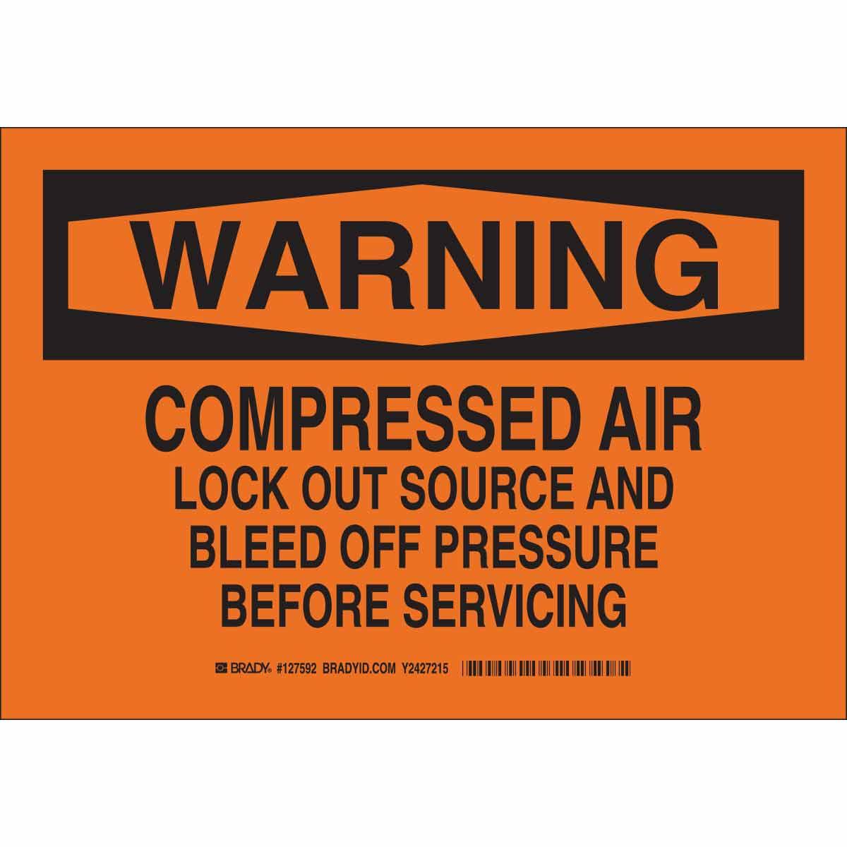 Brady® 127592 Accident Prevention Signs