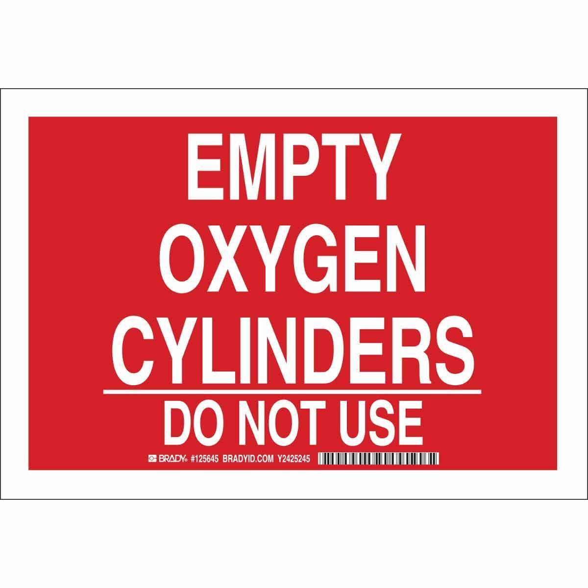 Brady® 125645 Chemical & Hazardous Material Signs