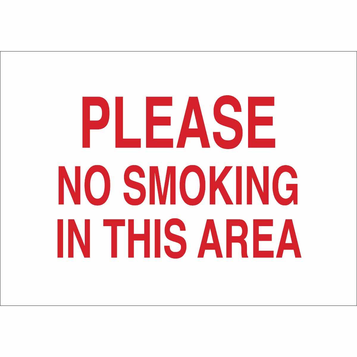 Brady® 25140 No Smoking & Restricted Activity Signs