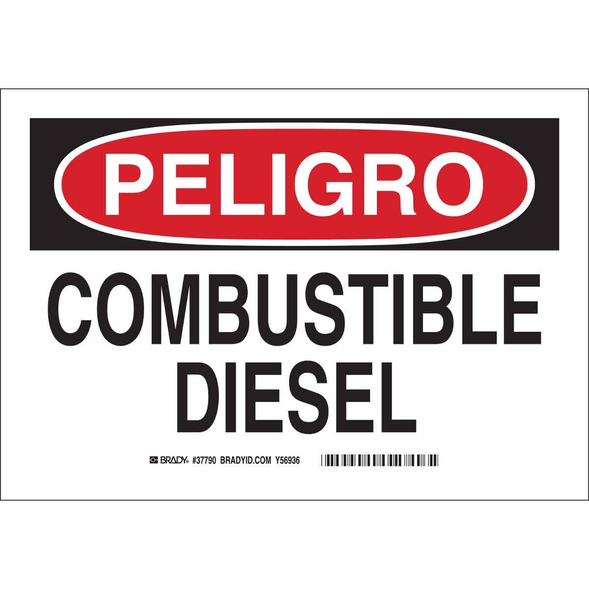 Brady® 37790 Chemical & Hazardous Material Signs