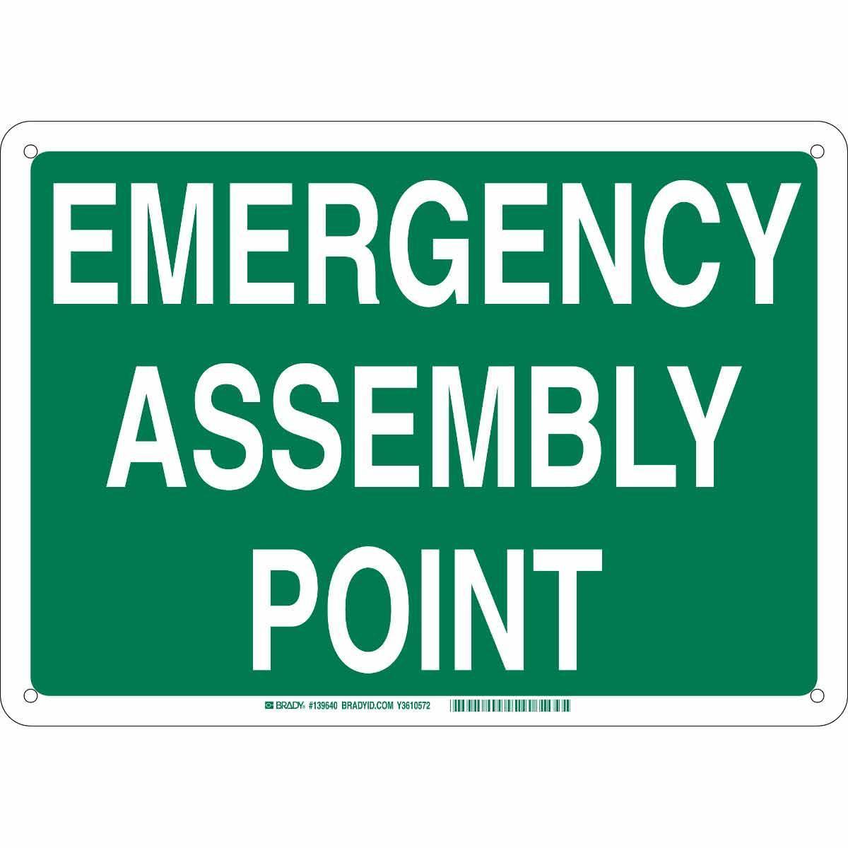 Brady® 139643 Fire, Emergency, Exit & First Aid Signs