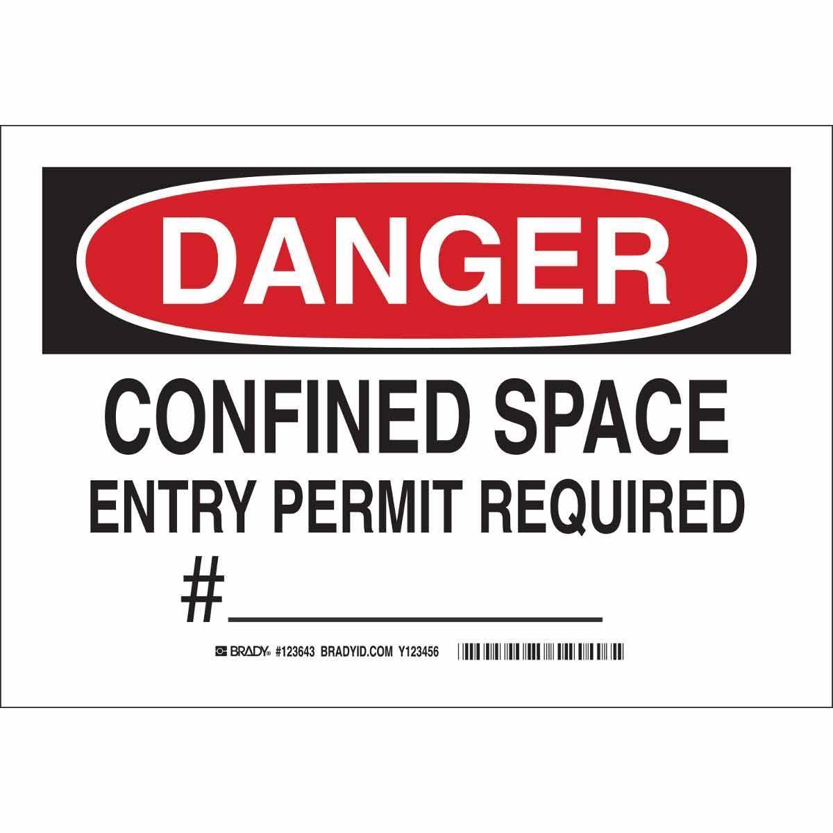 Brady® 123642 Accident Prevention Signs
