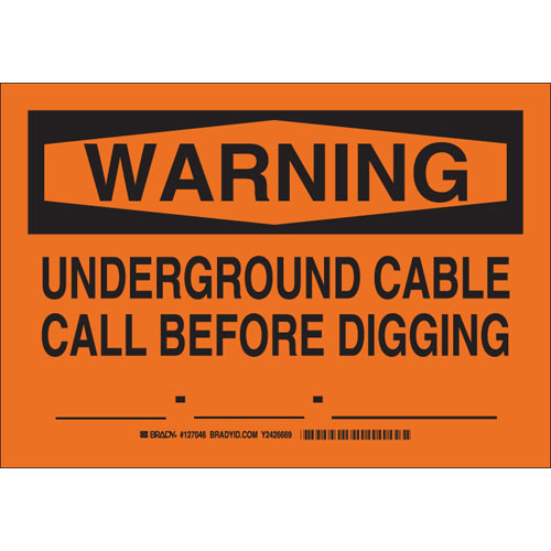 Brady® 127049 Accident Prevention Signs