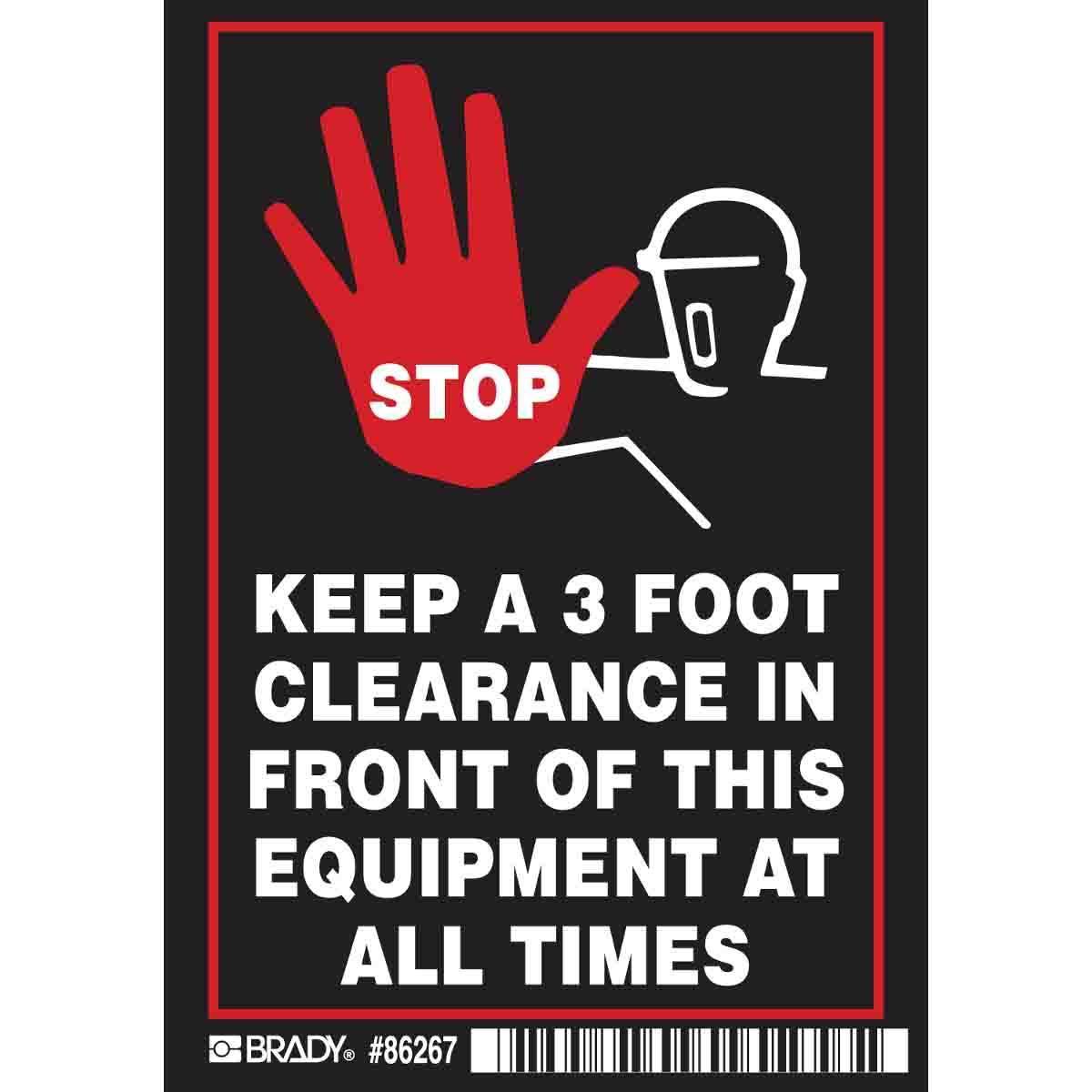 Brady® 86267 Safety & Facility Labels