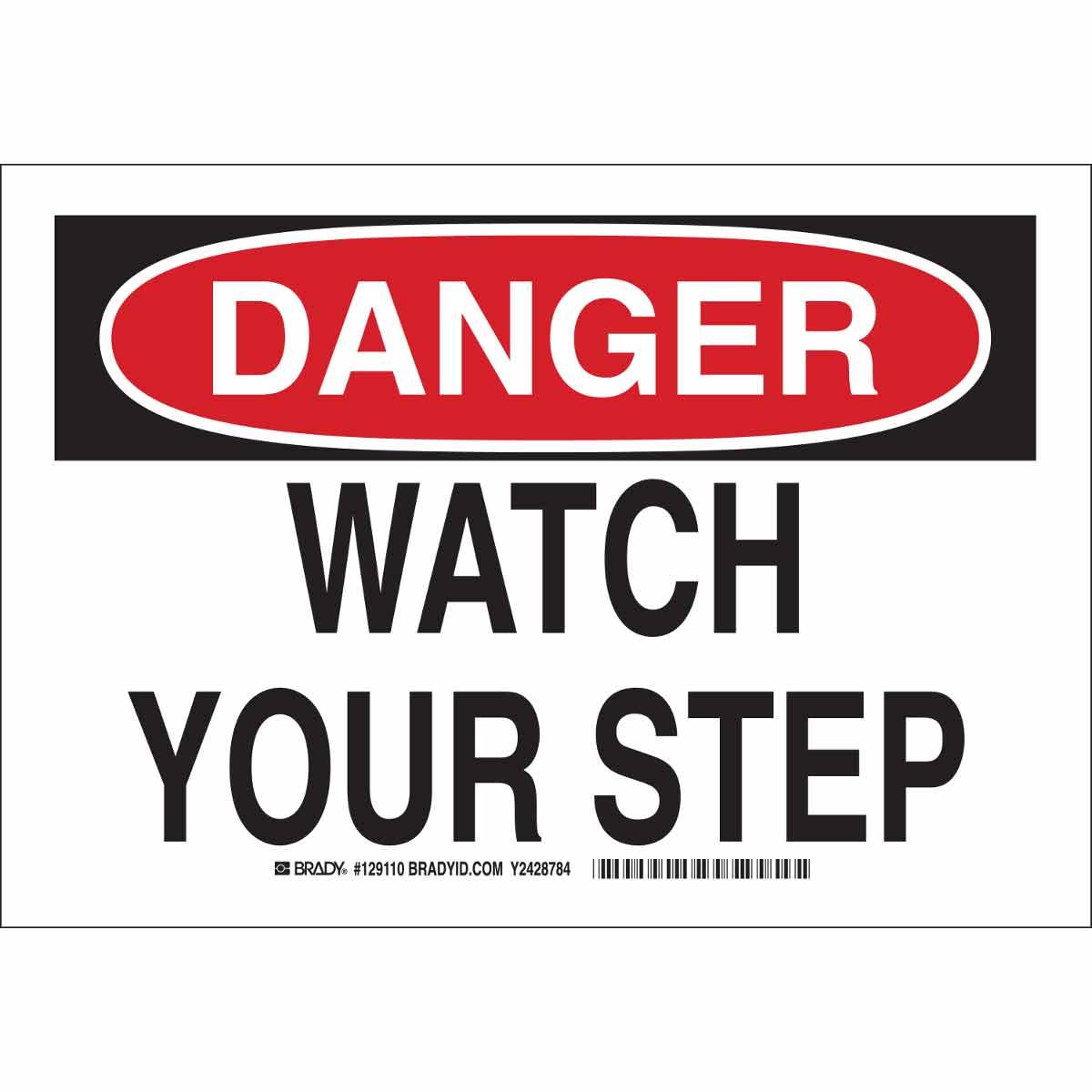 Brady® 129110 Accident Prevention Signs