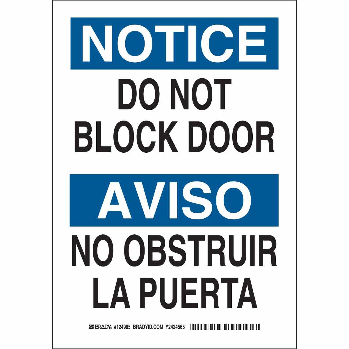 Brady® 124986 Fire, Emergency, Exit & First Aid Signs