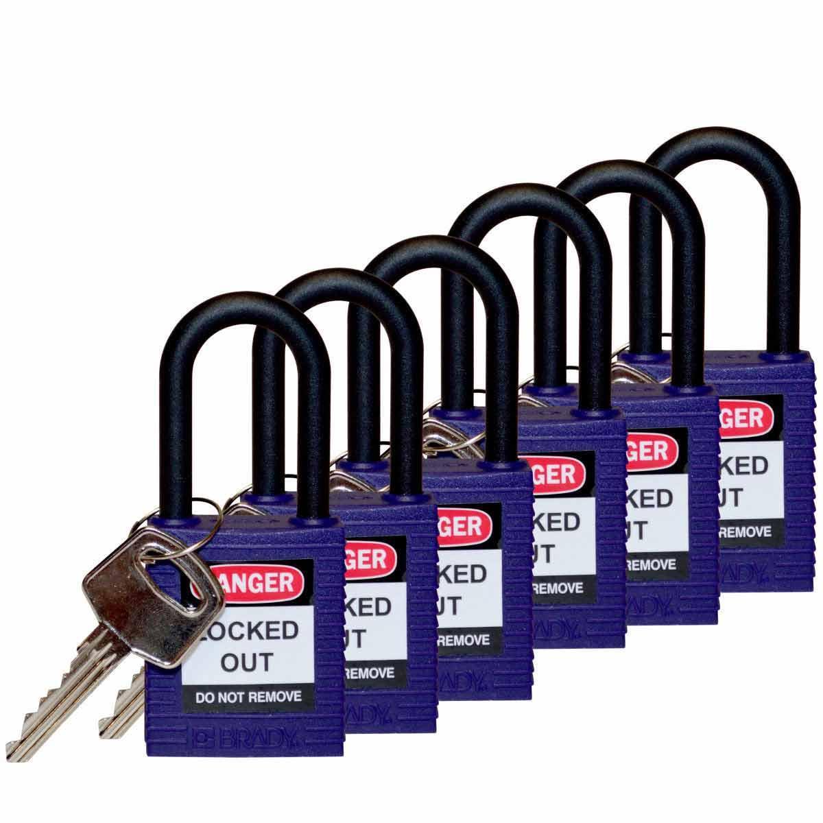 Brady® 123349 Lockout Padlocks
