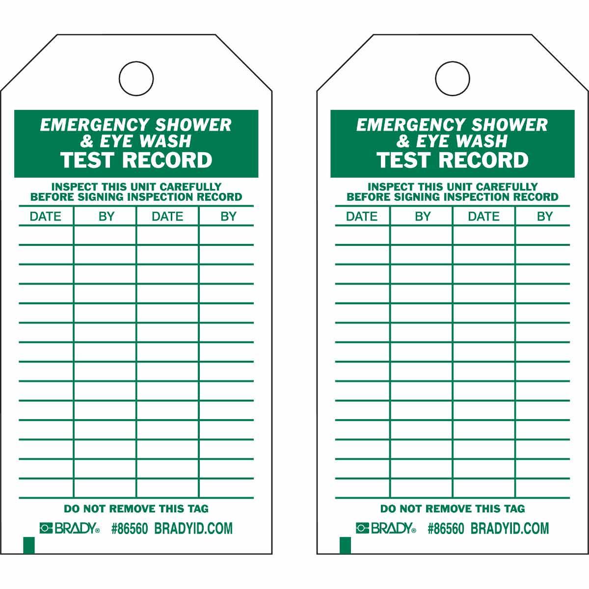 Brady® 86560 Safety & Facility Tags