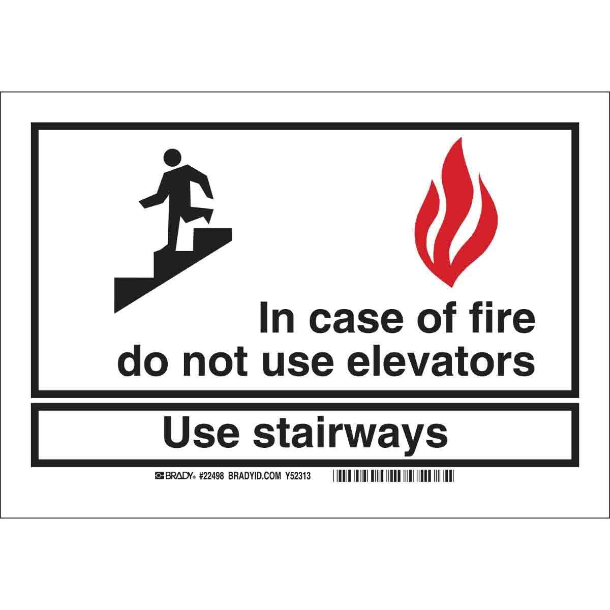Brady® 122707 Fire, Emergency, Exit & First Aid Signs