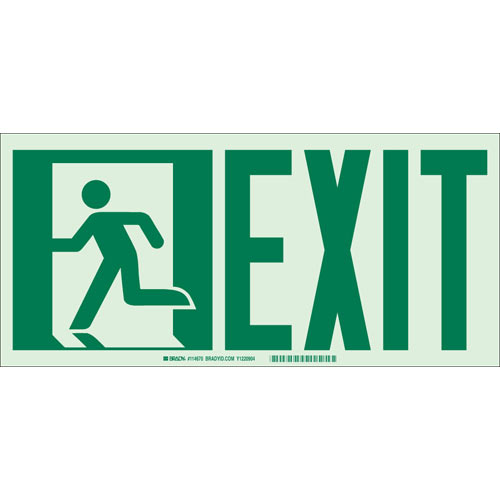 Brady® 114672 Fire, Emergency, Exit & First Aid Signs