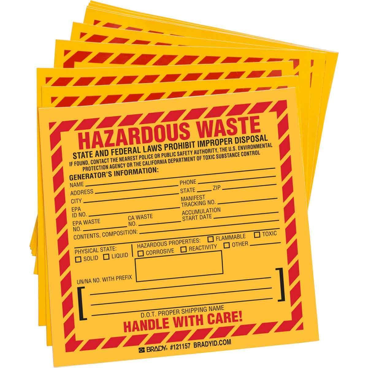 Brady® 121157 Safety & Facility Labels