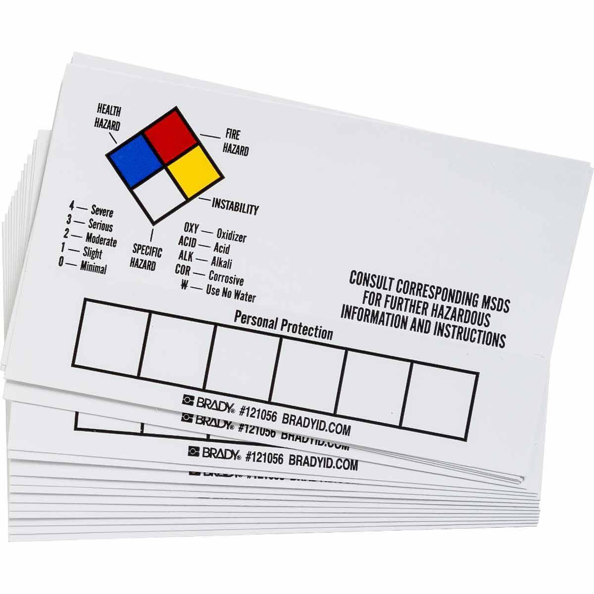 Brady® 121056 Safety & Facility Labels