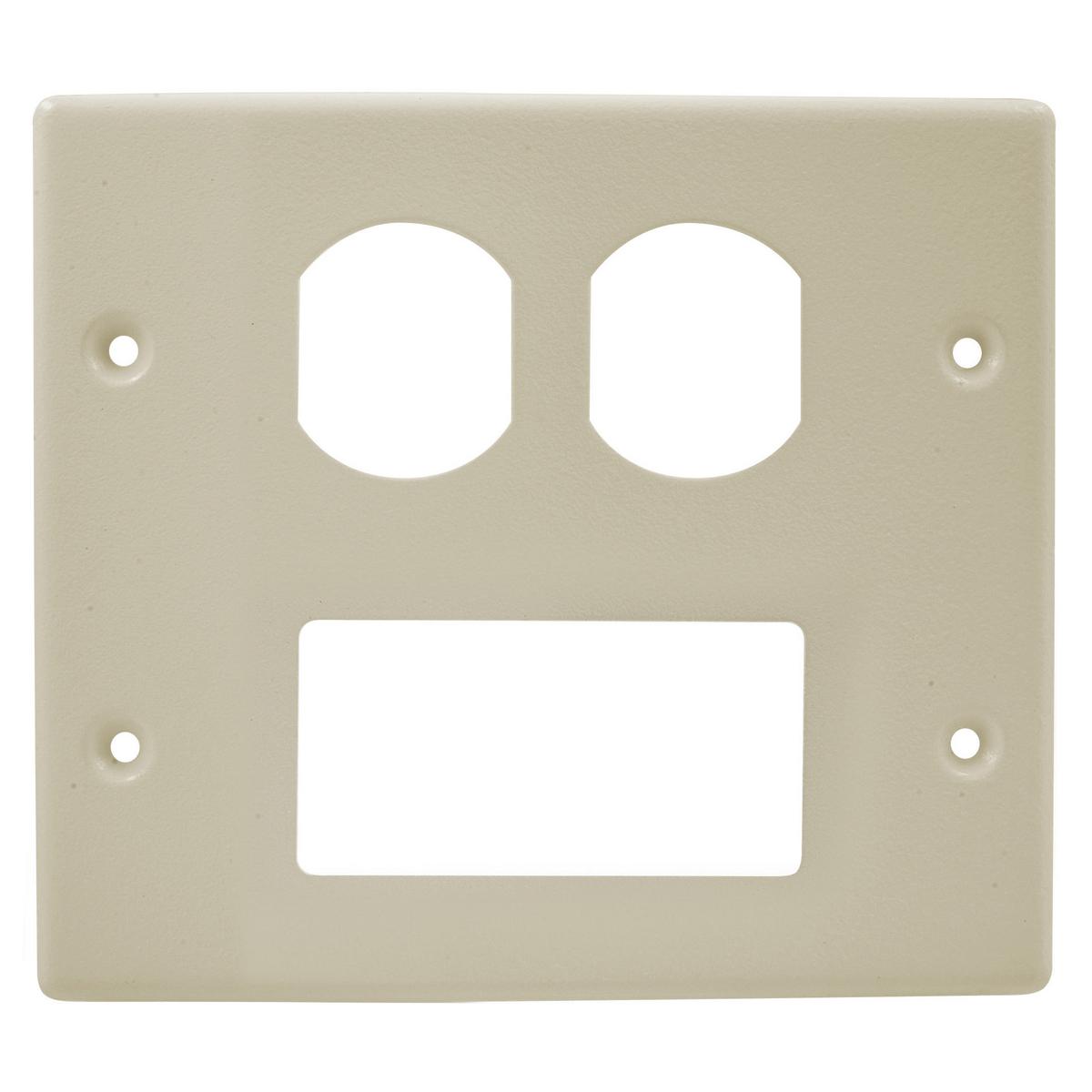 Hubbell Wiring Device-Kellems HBL4747BRIV Raceway Outlet Box Covers & Plates