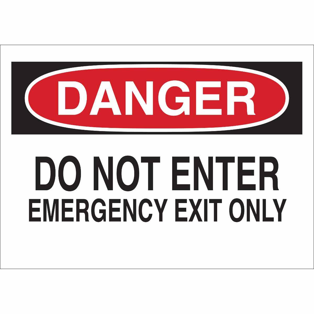 Brady® 40647 Fire, Emergency, Exit & First Aid Signs