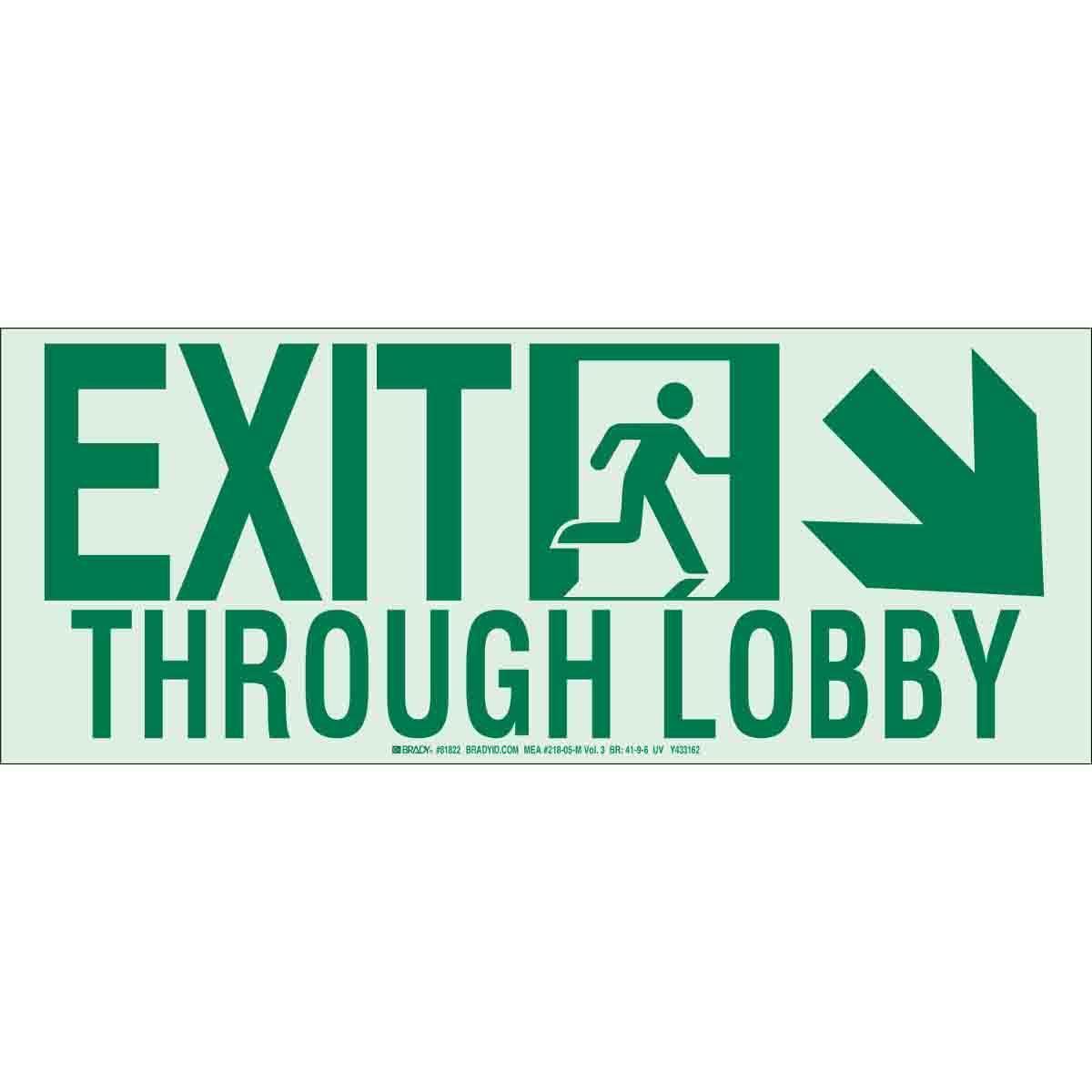 Brady® 81822 Fire, Emergency, Exit & First Aid Signs